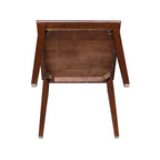 Table à manger en bois expresso foncé (avec pieds de style shaker) — Expresso foncé