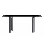 Table à manger Astra Series avec plateau en pierre frittée/verre