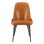 Chaise de salle à manger en cuir