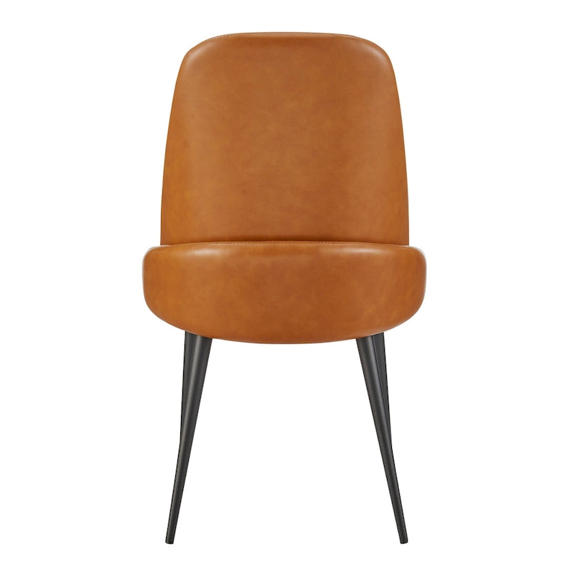 Chaise de salle à manger en cuir