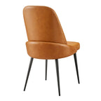 Chaise de salle à manger en cuir
