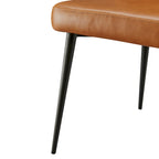 Chaise de salle à manger en cuir