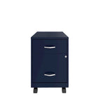 Classeur vertical mobile à deux tiroirs, largeur courrier, profondeur 45 cm