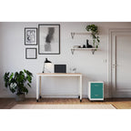 Classeur vertical mobile à deux tiroirs, largeur courrier, profondeur 45 cm