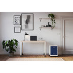 Classeur vertical mobile à deux tiroirs, largeur courrier, profondeur 45 cm