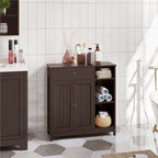Meuble bas de salle de bain autoportant (avec tiroirs réglables)