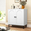 Meuble de rangement de salle de bain Buffet avec portes et étagères - 15,75P x 29,53L x 31,5H