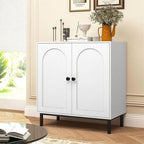 Meuble de rangement de salle de bain Buffet avec portes et étagères - 15,75P x 29,53L x 31,5H