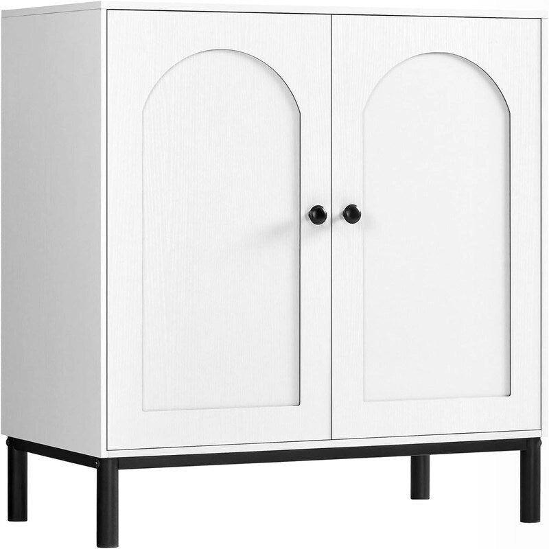 Meuble de rangement de salle de bain Buffet avec portes et étagères - 15,75P x 29,53L x 31,5H