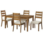 Chaise de salle à manger en bois massif