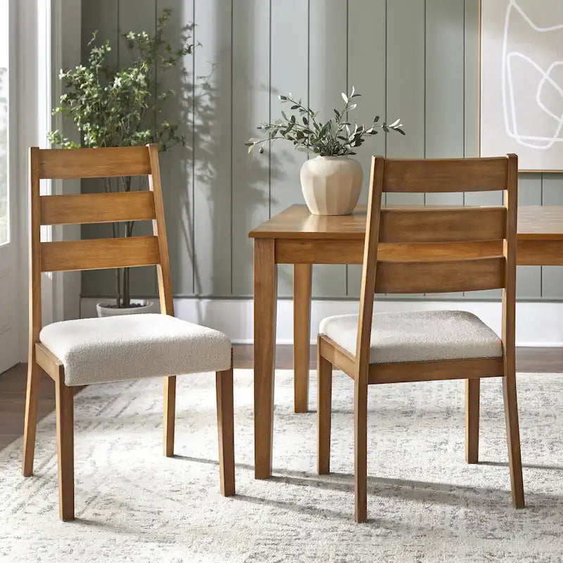 Chaise de salle à manger en bois massif