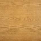 Table de salle à manger ovale en bois naturel – 200 cm de large x 117 cm de profondeur x 76 cm de haut