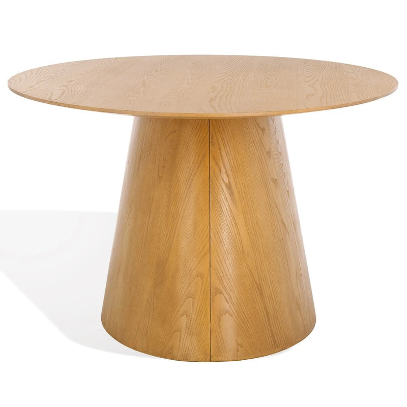 Table de salle à manger ovale en bois naturel – 200 cm de large x 117 cm de profondeur x 76 cm de haut