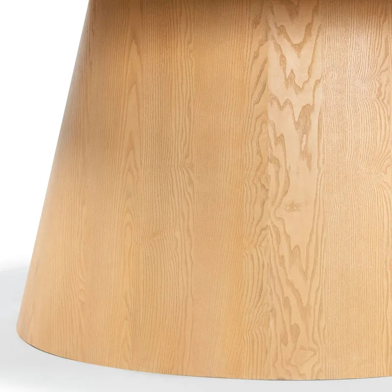Table de salle à manger ovale en bois naturel – 200 cm de large x 117 cm de profondeur x 76 cm de haut